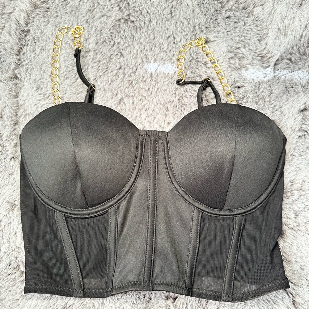Dolls Kill Bustier Top; size S